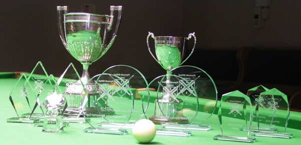 League trophies at the 2015-16 Presentation Evening