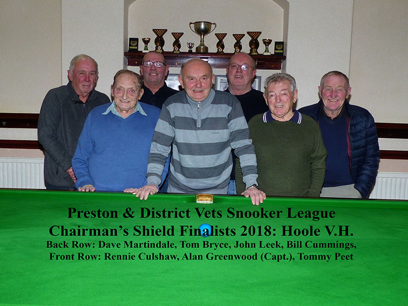 Chairman's Shield Finalists: Hoole V.H.