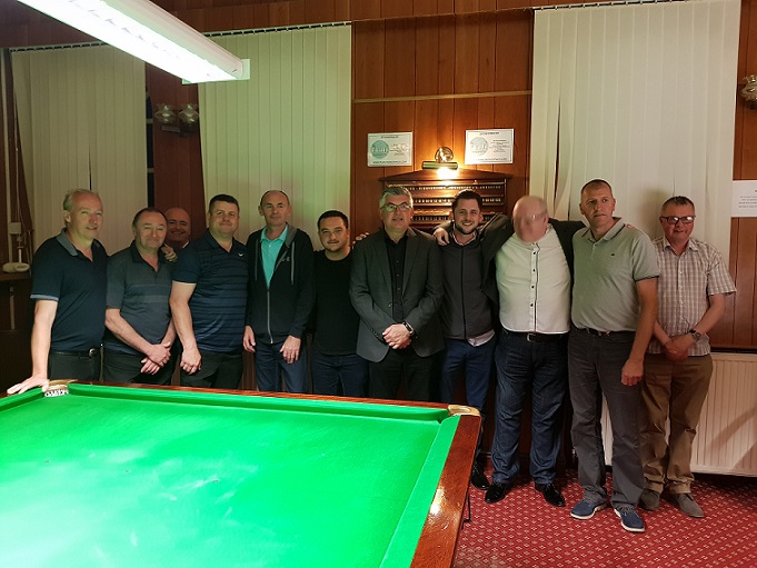Merseyside Inter League Team members for Ormskirk - G Hibbott, R Wilson, A Edwards, P Williams, A Booth, M Brown, C Hoare, B Adlington & I A Jones. (P Tyndall unable to attend due to work commitments)
