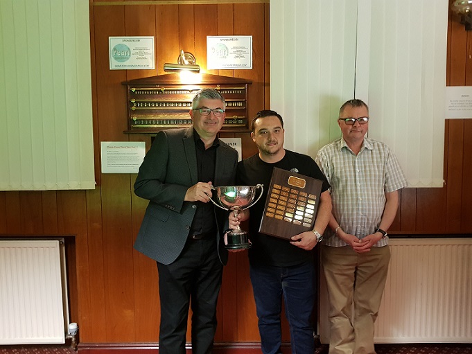 The Graham Fairclough Memorial Trophy Winner 2018-19 - Martin Brown (Fleetwood Hesketh SSC) 19 Wins (100%)