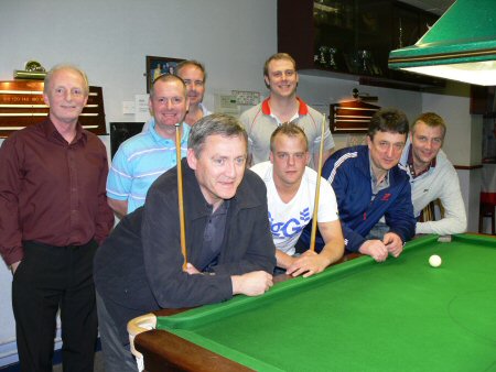 The St Georges squad who got to the Final in their first season. Back Row: Chris Green, Neil Kershaw, Gordon Yates, Simon Cookson. Front Row: Mick Waring, Jamie Wane, John Dougan, Craig Ainscow