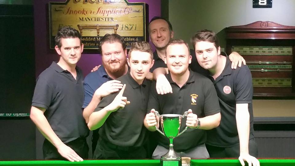 UK League Champion Winners - 2015 - L-R Orin Drake, Jamie Gooch, Sam Betts, Nick Spelman, Grant Miles, George Pragnell