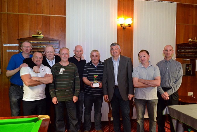 Kenney Cup Runners-up 2014-15 - Maghull RBL A - Richie Green, Gary Jones, Barry Adlington, Mike Davies, Dave Jones, Brian McClean, Robbie Wilson & Neil Farrington.