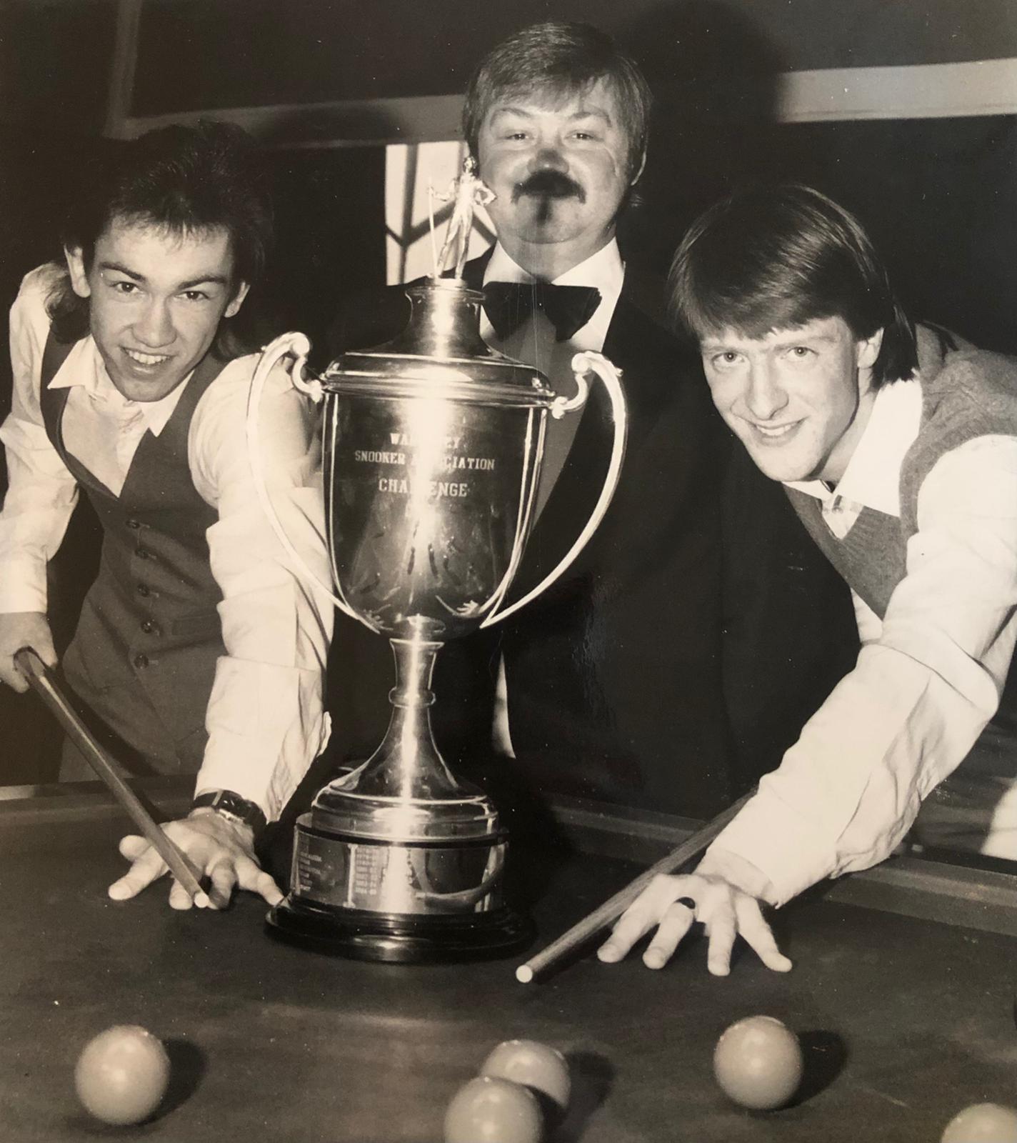 Wallasey Championship final 1986. Karl Bescoby. Referee Bob Ward. Mark Evans