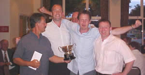 Neil Dale, Andy Prendergast, Mick Fox and Adrian Hughes - St. Leonards - Division 1 winners